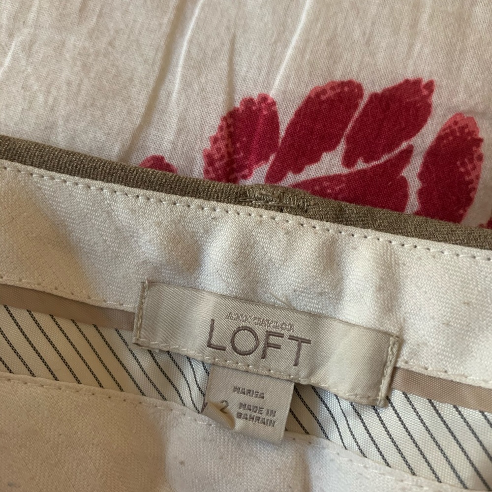 Ann Taylor LOFT Tan Slacks - Picture 3 of 4